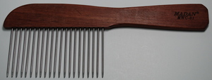 Rosewood Comb -- Longer Pins