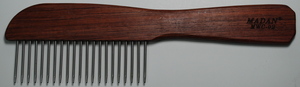 Rosewood Comb -- Shorter Pins